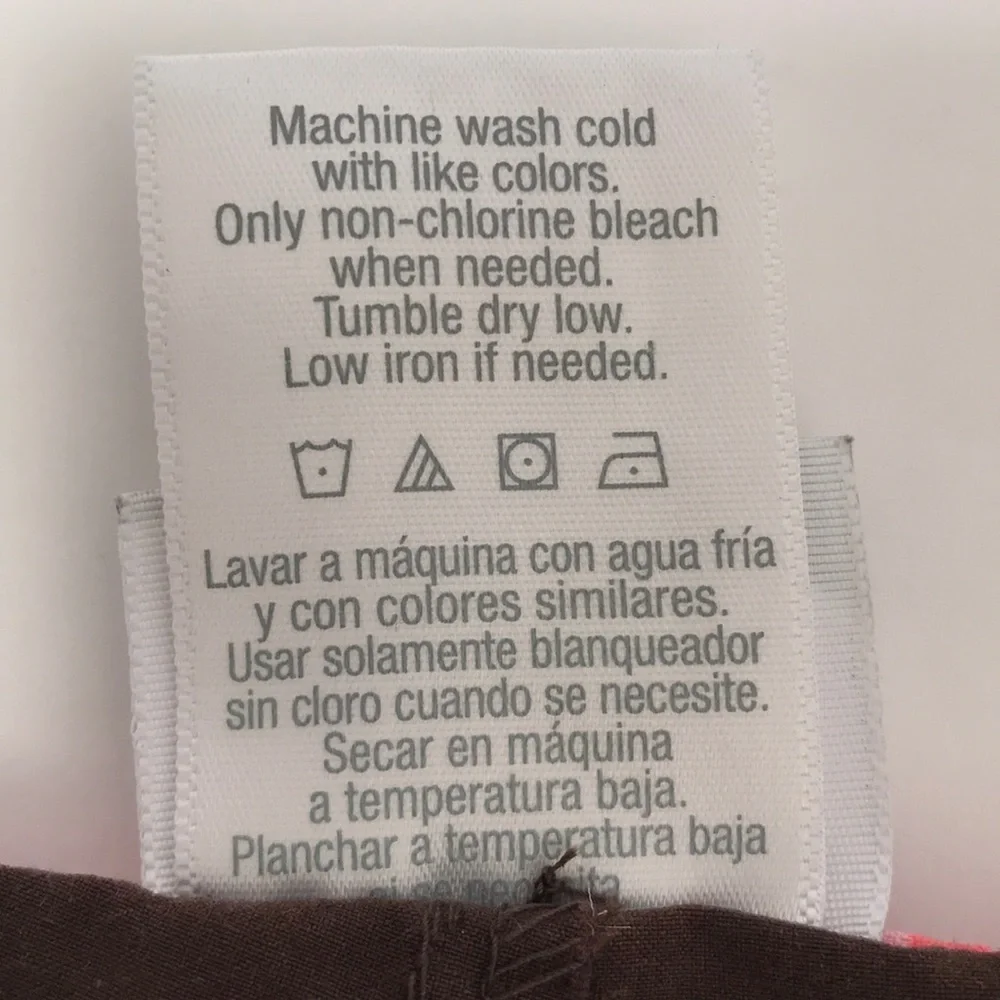 Danskin Now brown athletic / leisure crop pants - Picture 4 of 6